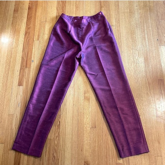 Tailored purple trousers (likely handmade) - Picture 1 of 3